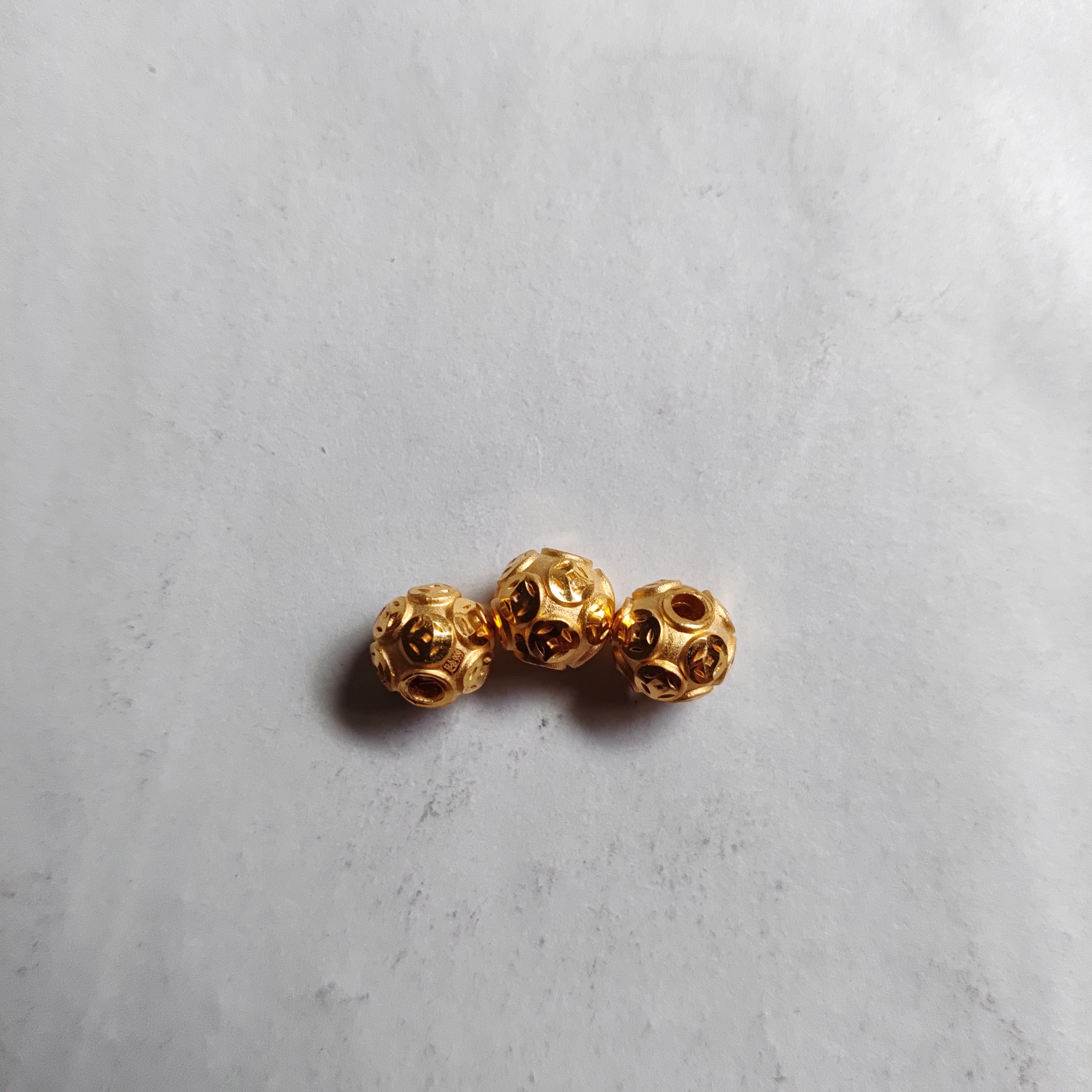 金元宝足金999貔貅珠子首饰