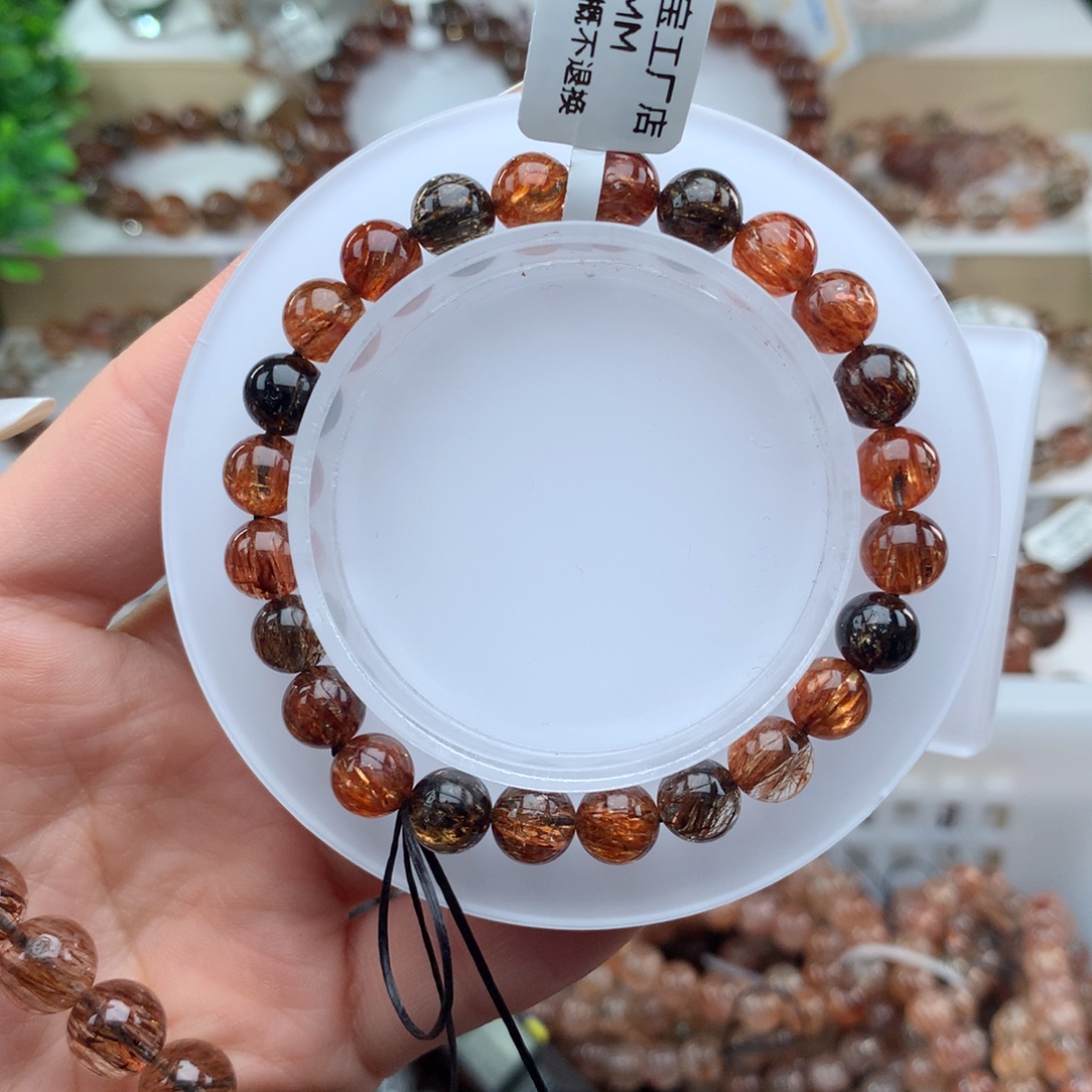 手串水晶未镶嵌黑金超七多样性发其一