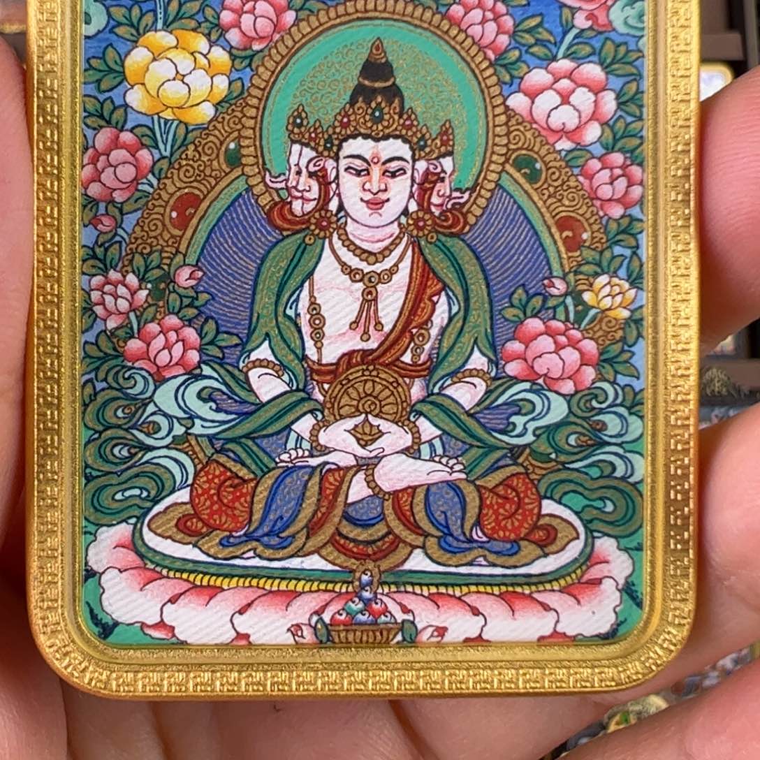 吊坠福利款大日如来唐卡