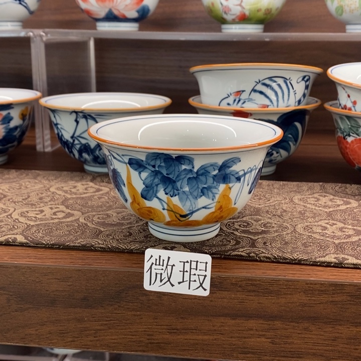 釉下老陶泥手工绘制