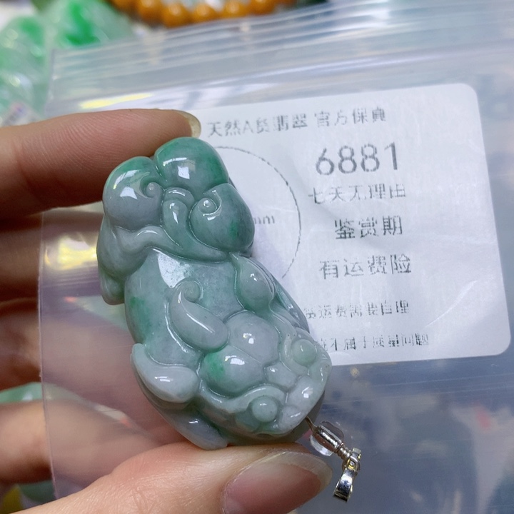 翡翠颈饰未镶嵌翡翠