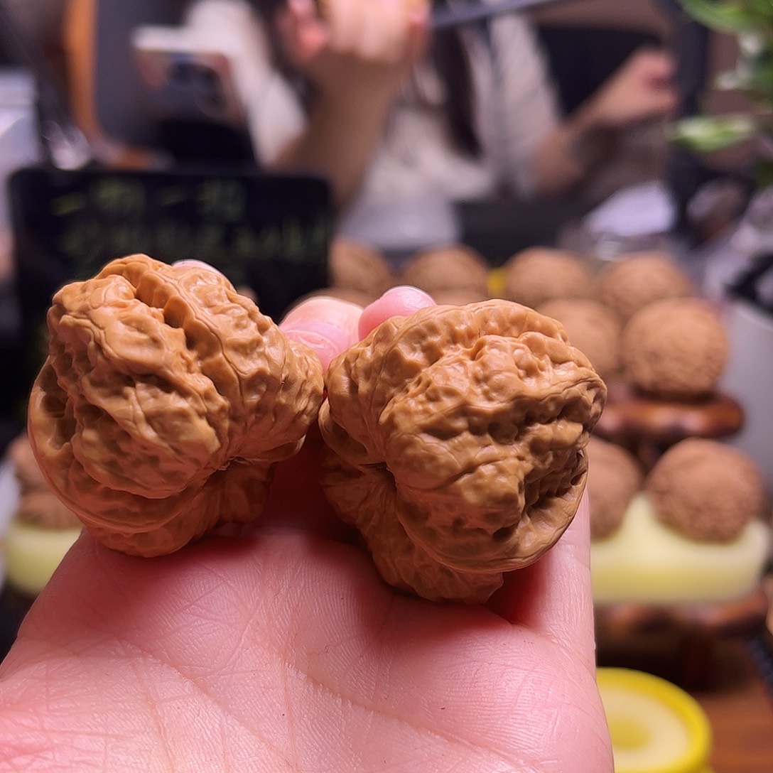 文玩核桃把件37尺三角蛙9