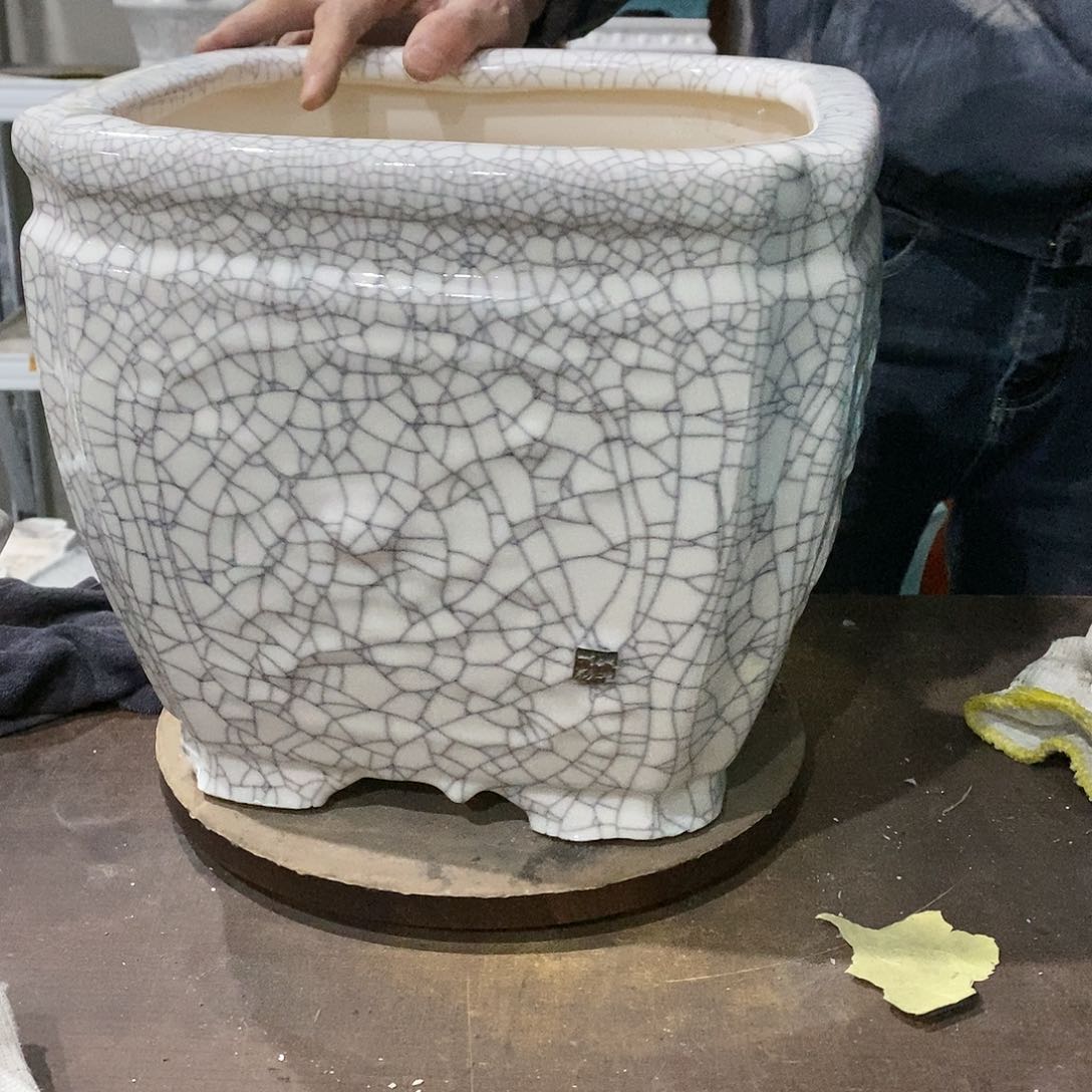 瑕疵花盆里装满鲜花