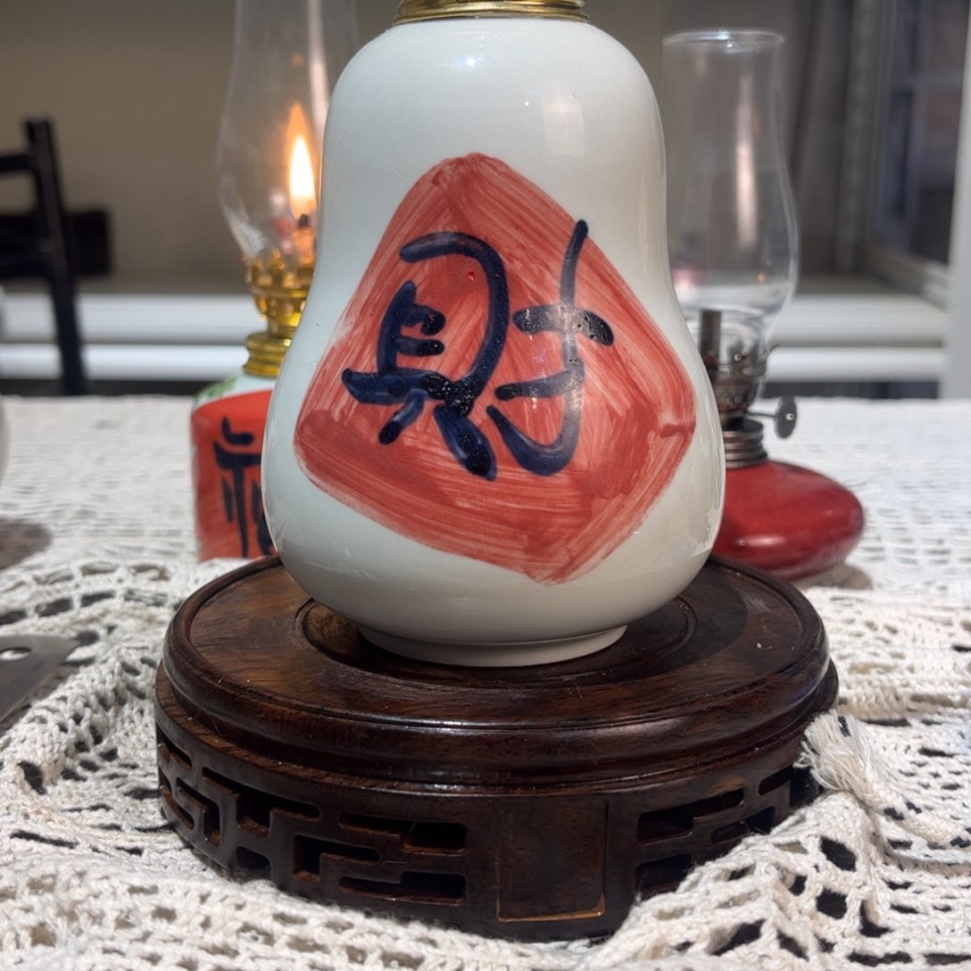 摆件景德镇陶瓷香薰灯
