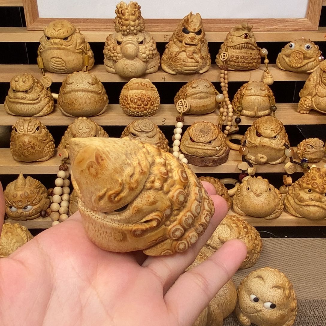 香榧木竹根雕作品欣赏