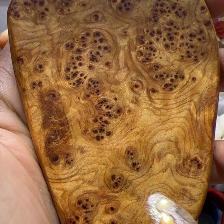 铁合金石英石柏木手把