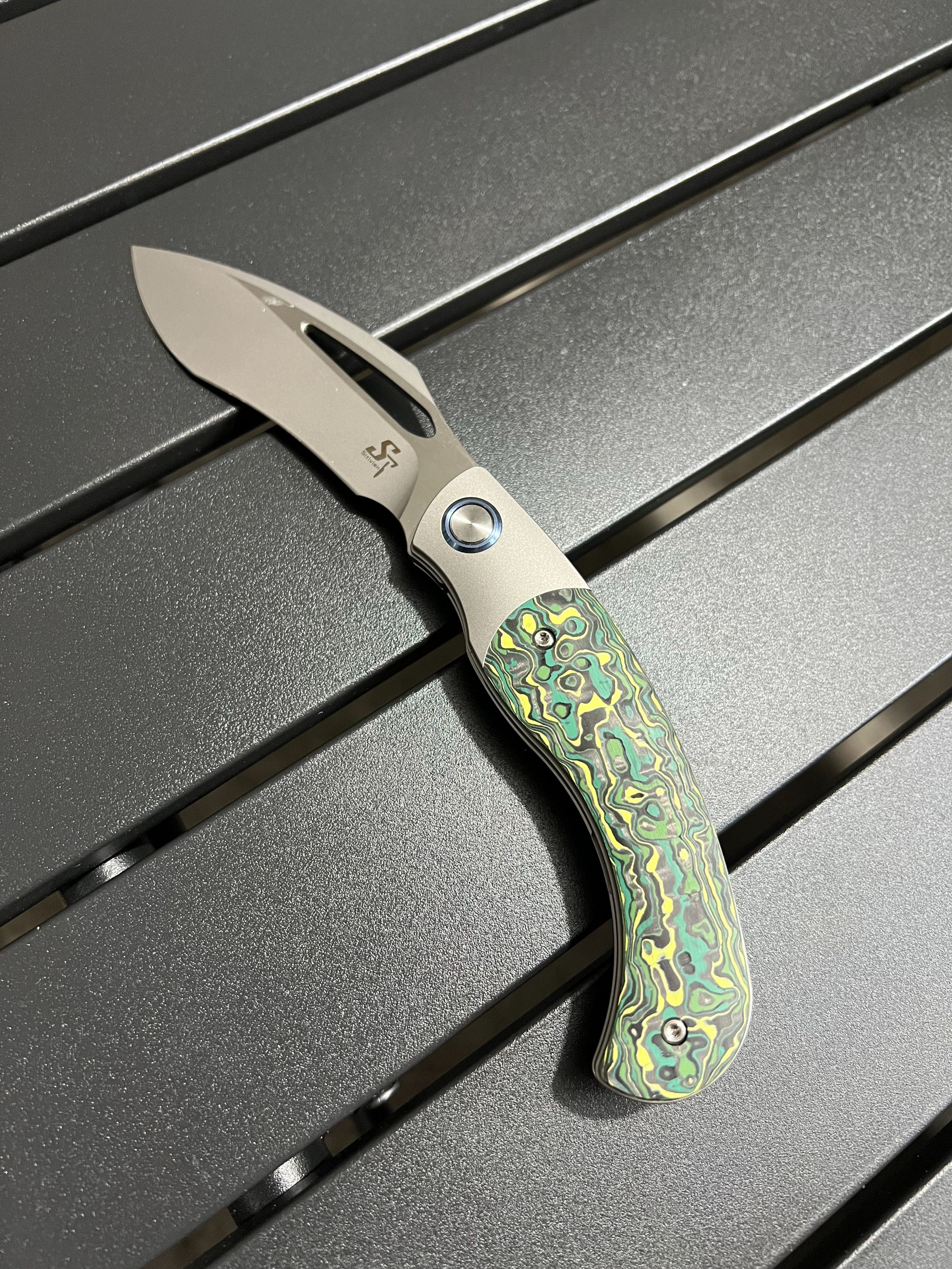 ST270/M390无芯 大马粉末钢手工折刀户外露营多用途锋利水果刀