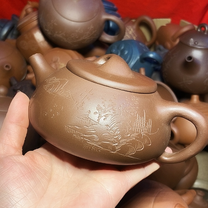 茶壶紫砂手工制作宜兴紫砂壶