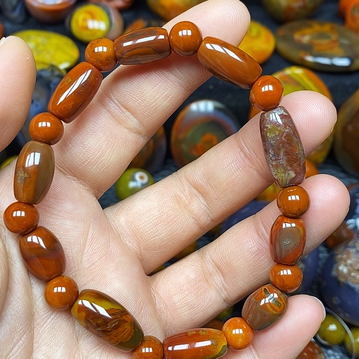 玛瑙/玉髓未镶嵌颈饰