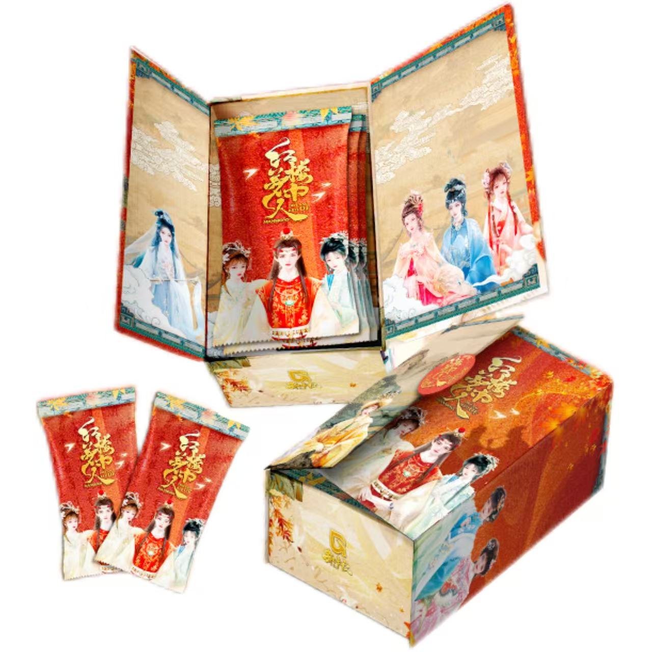 【非酋&叠叠】趣卡社《红楼梦中人》国风收藏卡牌盲盒 默认代拆