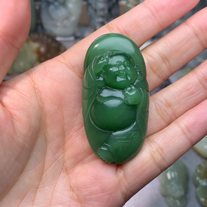 和田玉挂件未镶嵌清****欢