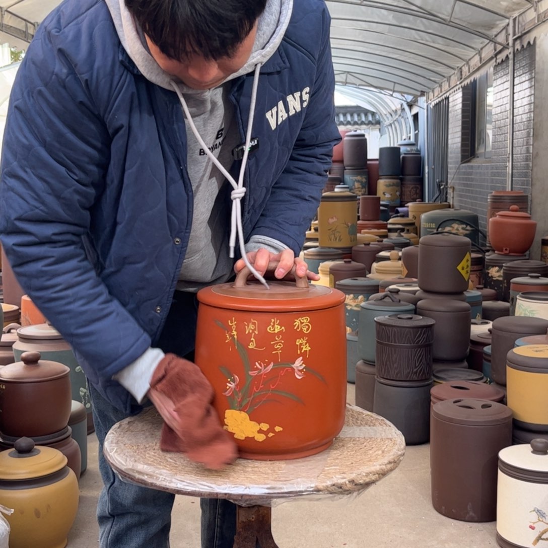 紫砂茶叶罐8 饼茶叶罐