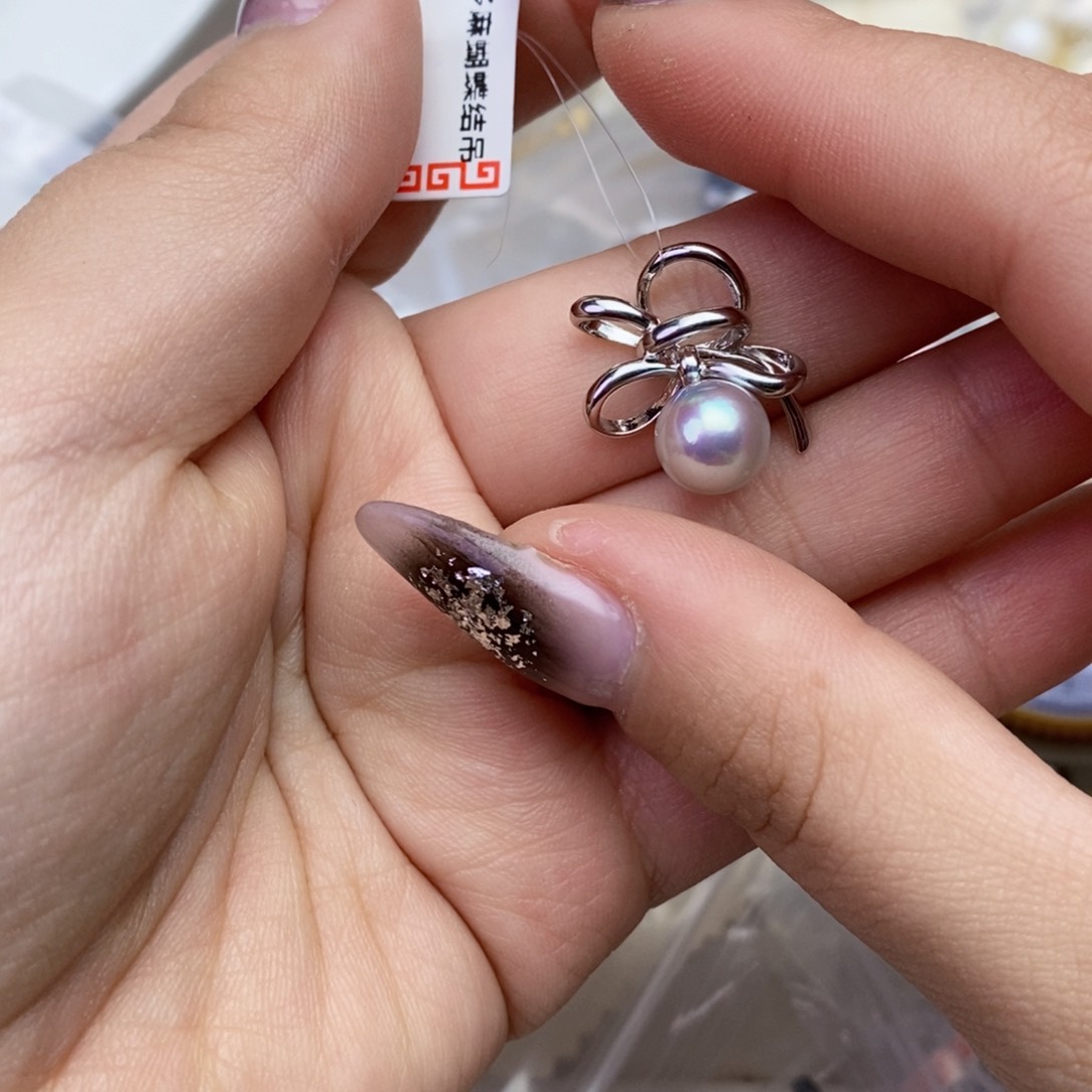 海水珍珠颈饰银S925镶嵌