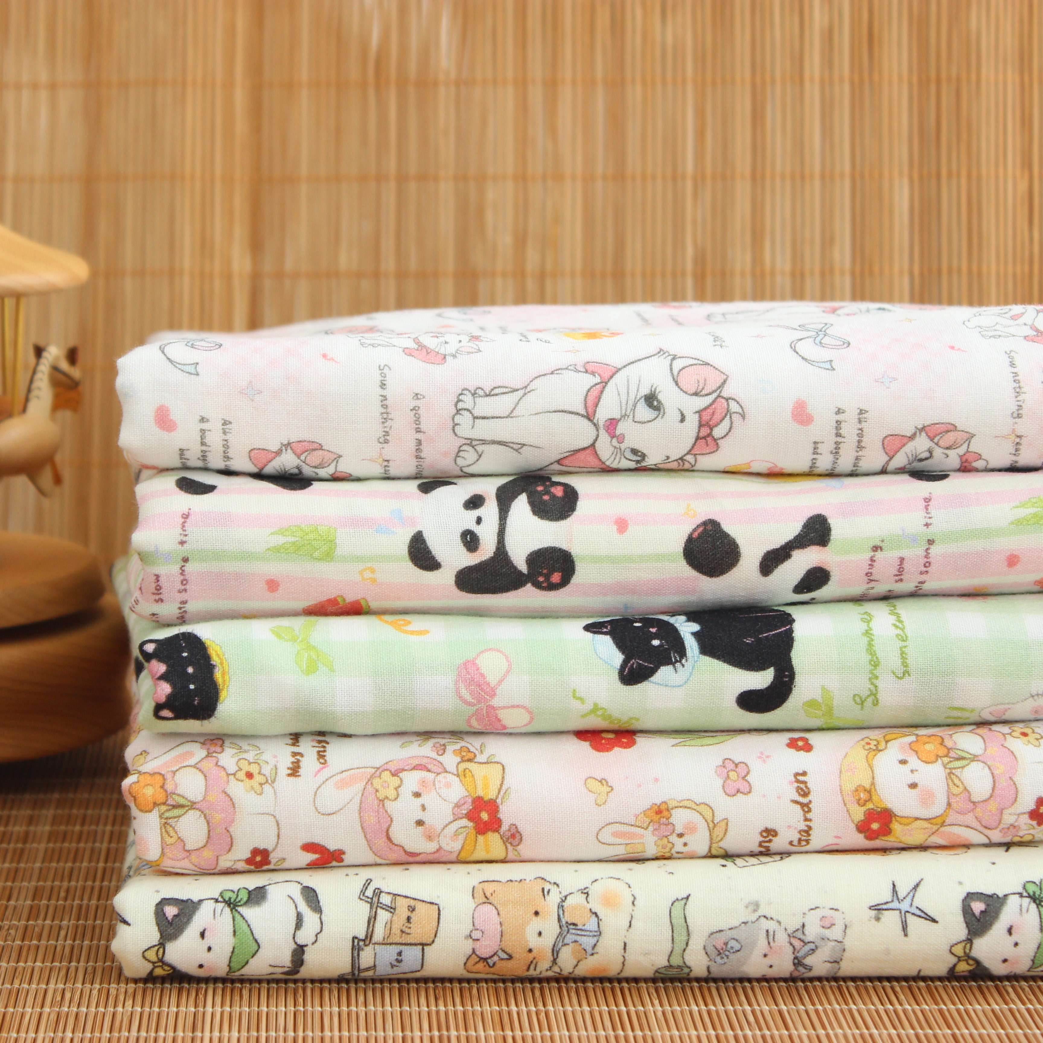 【精梳全棉双层纱布大链接】有氧精梳全棉面料母婴A类家居服睡衣布