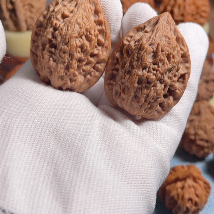 桃核吊坠35尺寸野生朱鹮鸡心