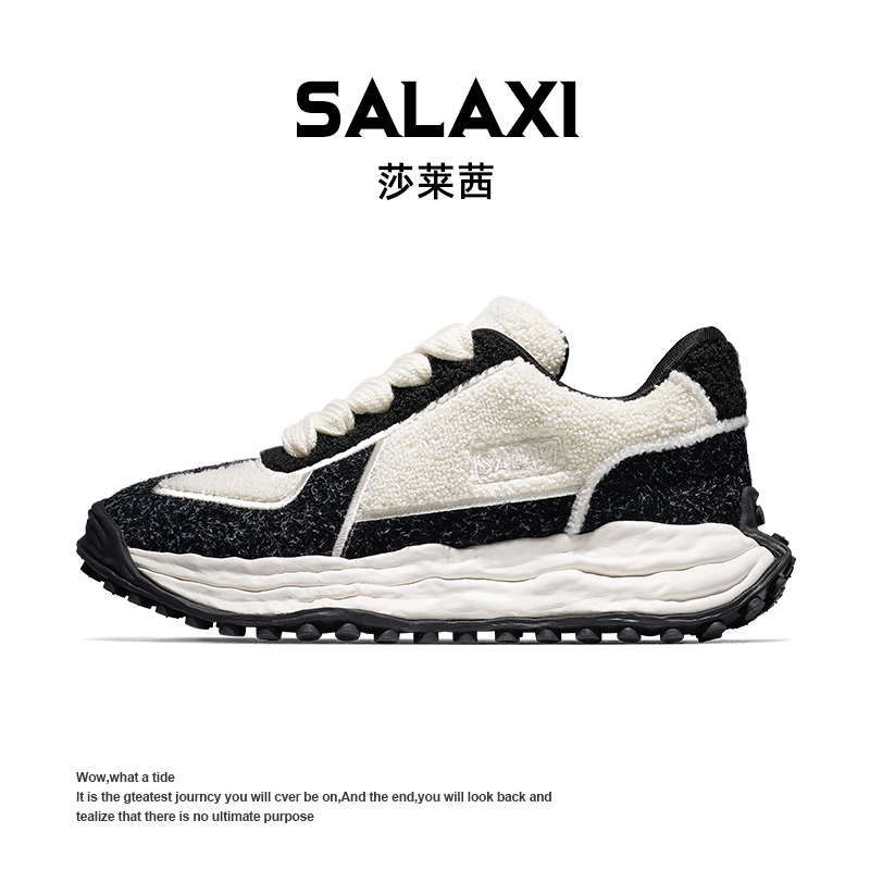 SALAXI/莎莱茜 2025冬季新品冬季时尚潮流休闲鞋男女款运动跑步鞋