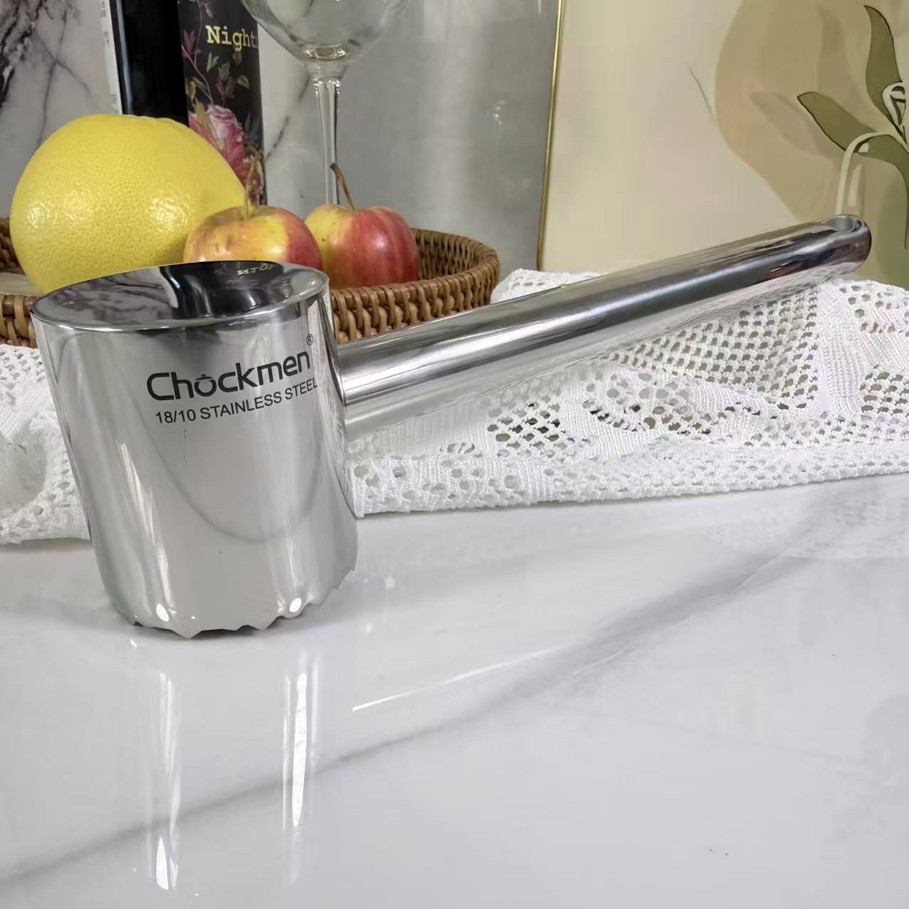 9-045  Chockmen不锈钢松肉锤 长约24CM  重约0.41KG