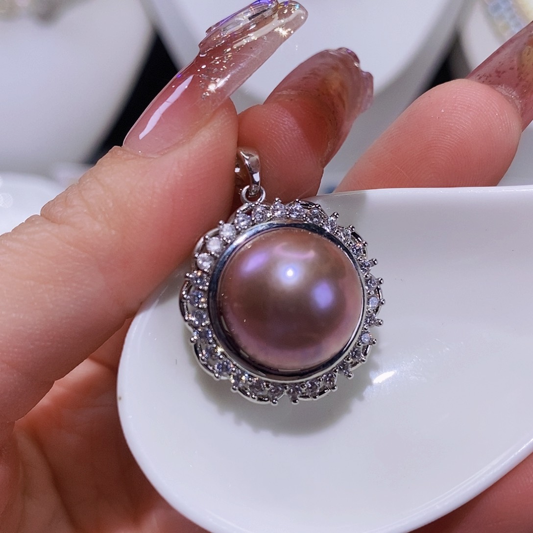 淡水珍珠颈饰合金