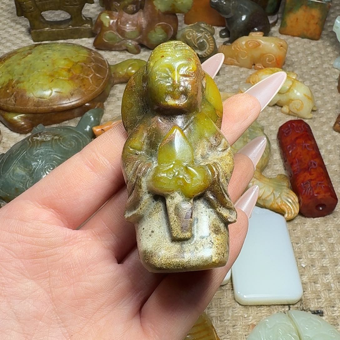 白玉菩提吊坠挂件