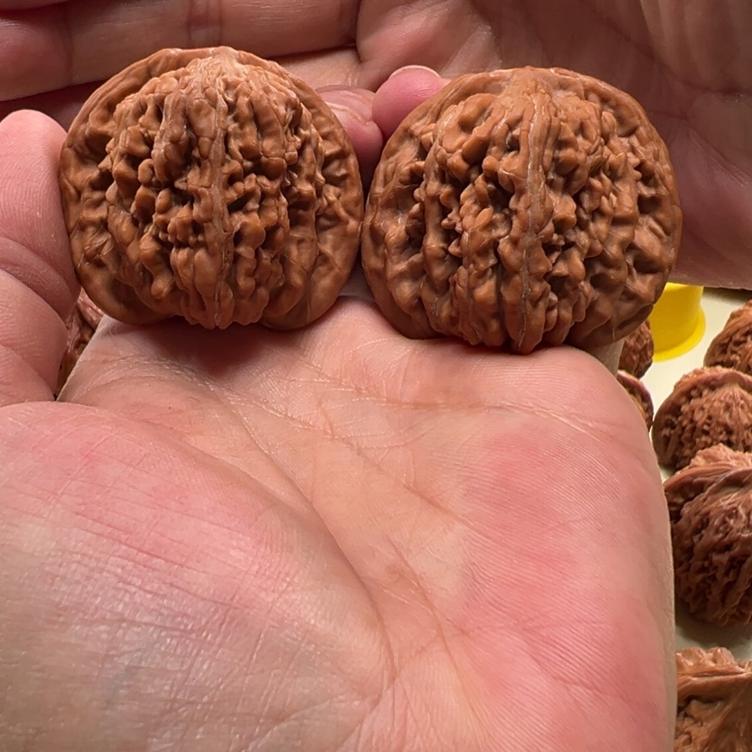 乌***卡文玩核桃把件平谷一代楼子45