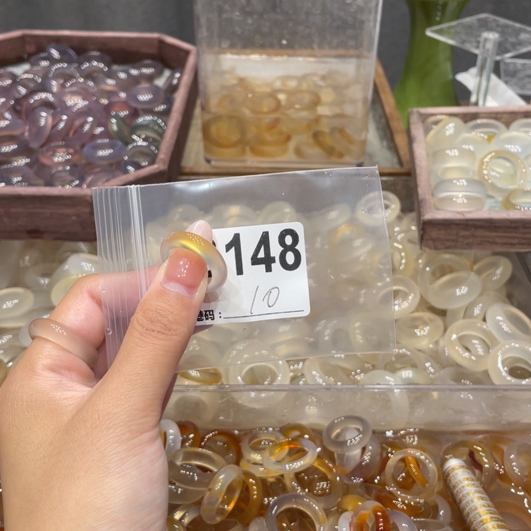 玛瑙/玉髓未镶嵌戒指148