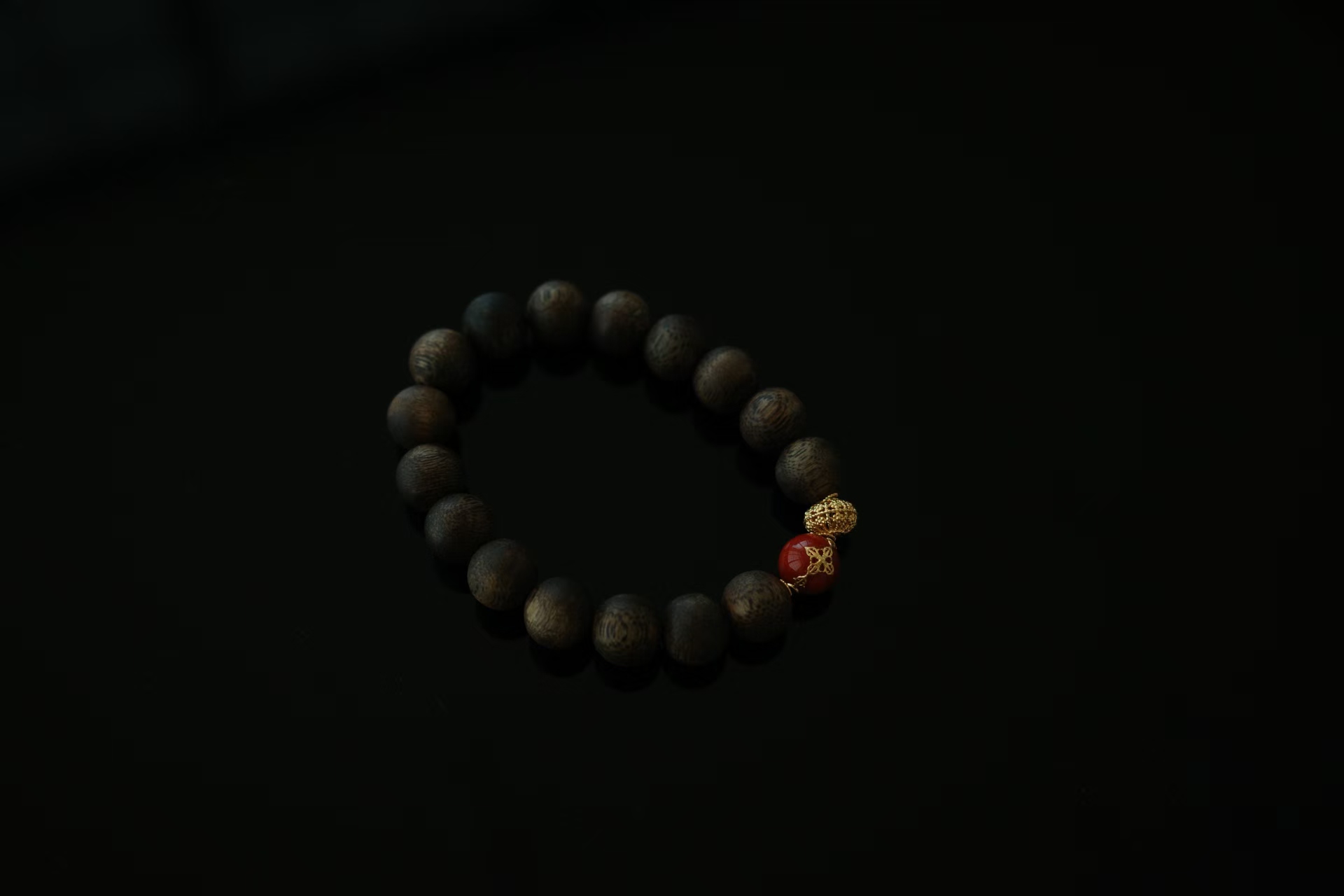 沉香[慕青山] | 沉香*南红*18k金 多样性发货（ 发其一）THH