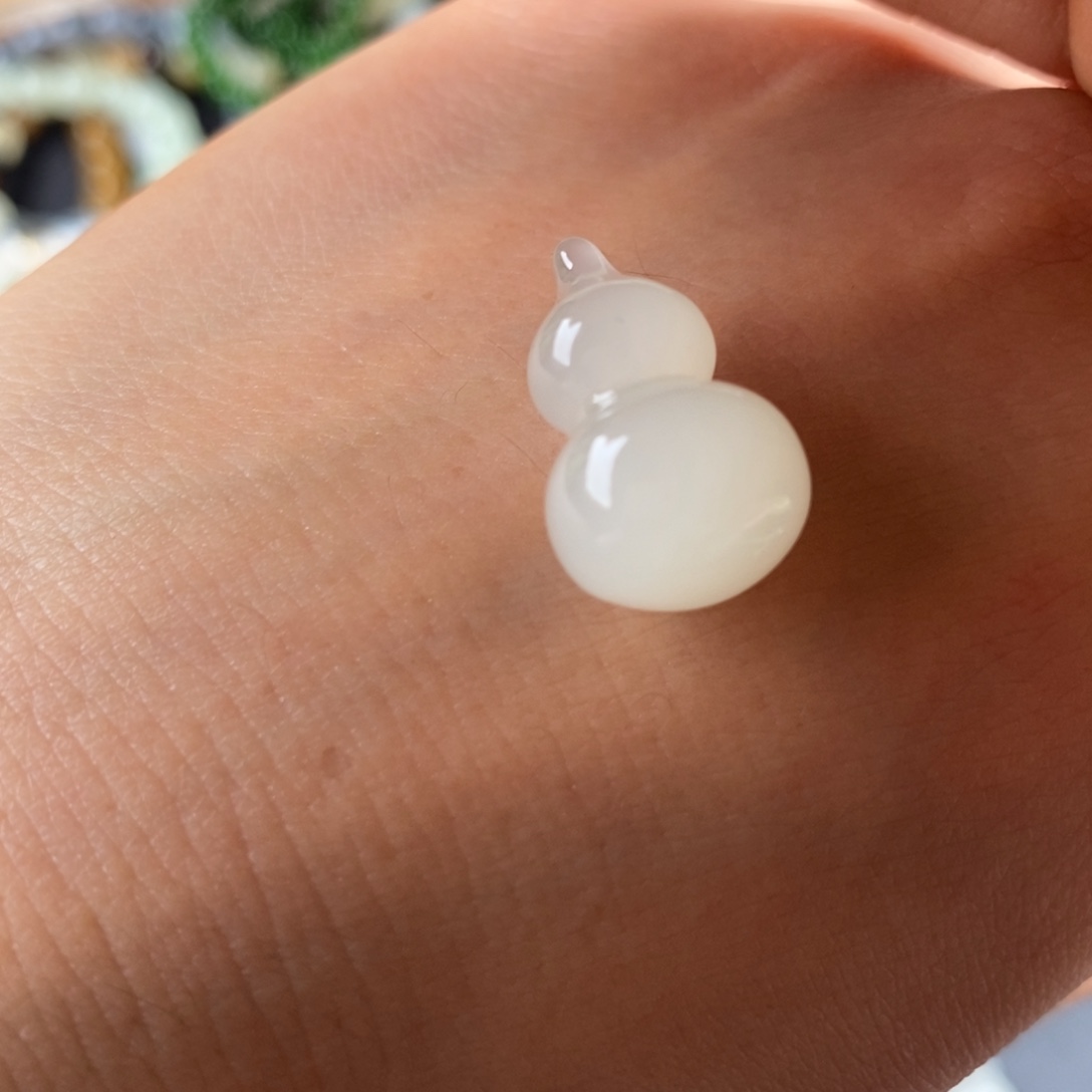 和田玉未镶嵌吊坠(不含链)冰葫芦吊坠