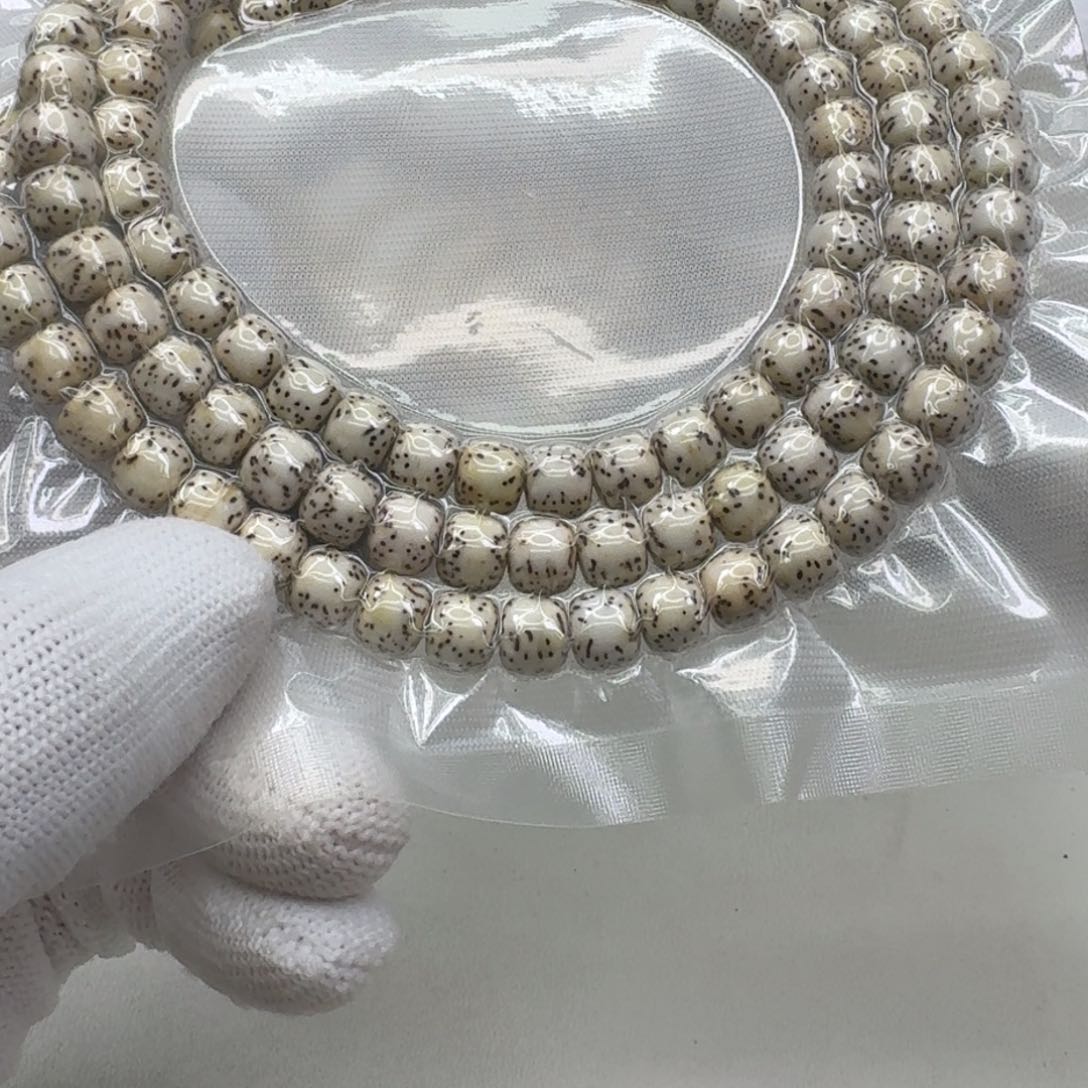 星月菩提手串31尊宠白星月半壁8左右108