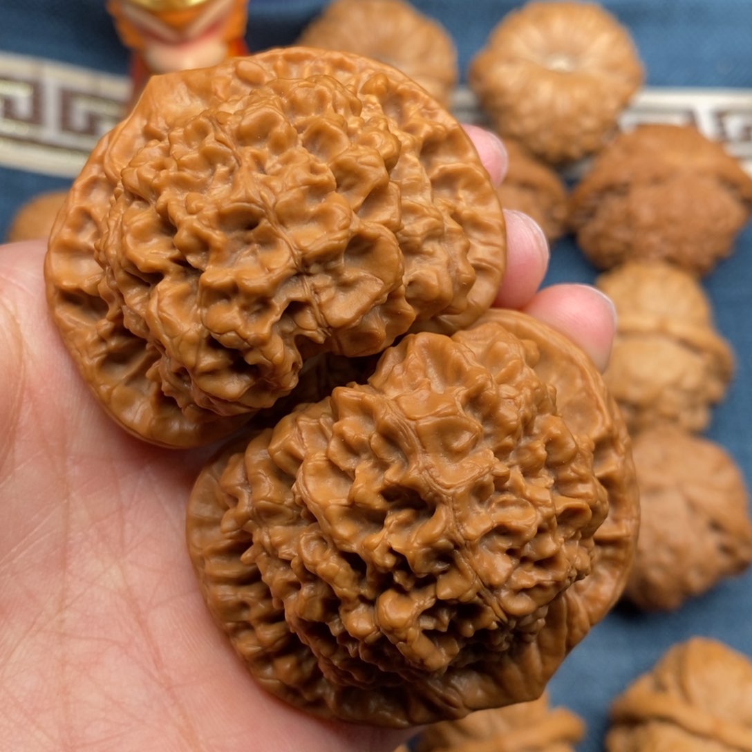 文玩核桃把件51全品官帽