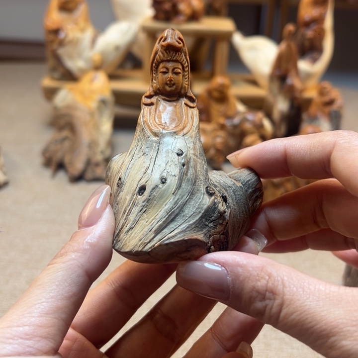 柏木原皮手把观音