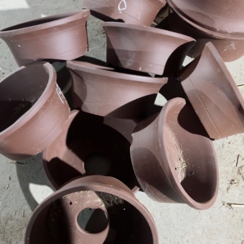 紫砂花盆    100/9。 20-8 