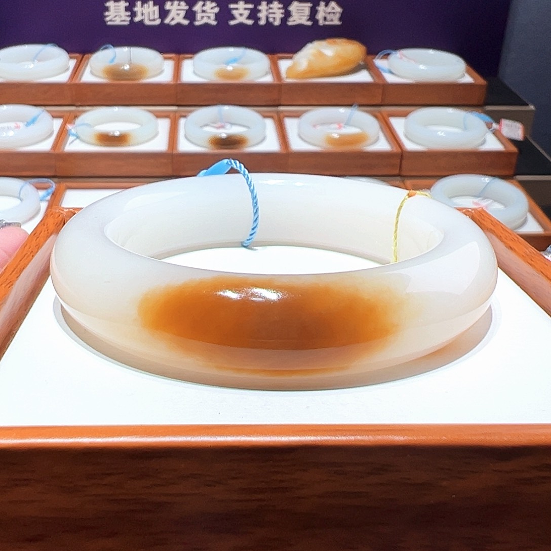 和田玉手镯 54 55未镶嵌