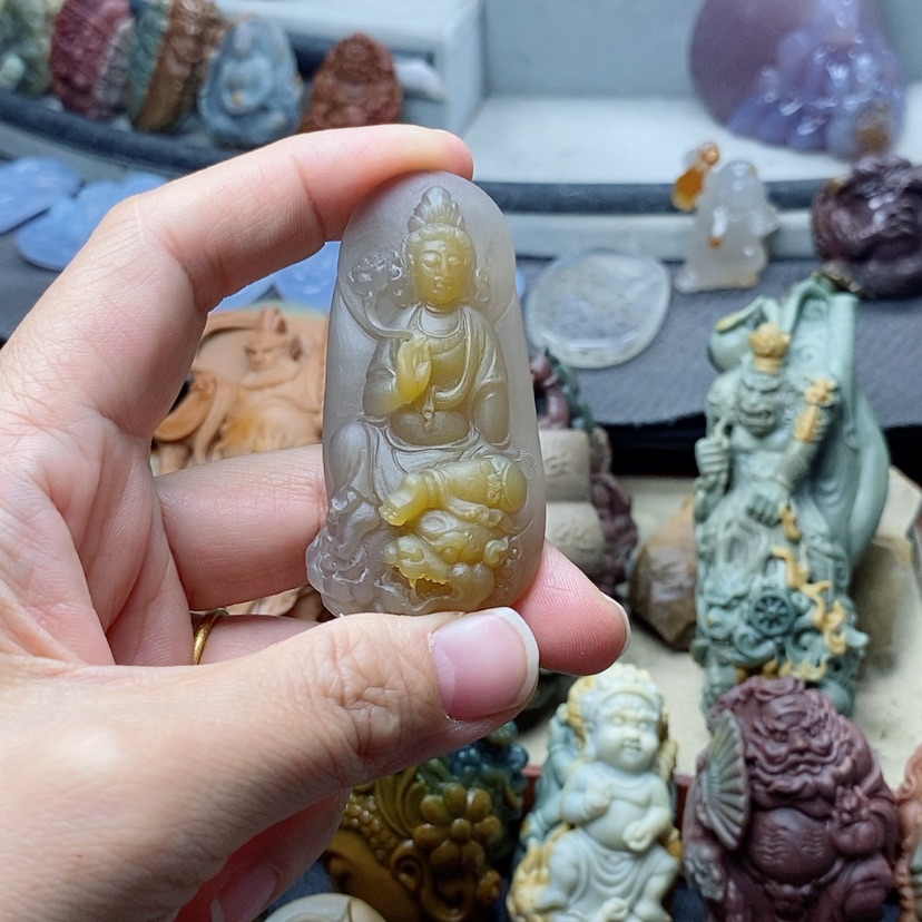 【闪购商品】定制石英质玉吊坠未镶嵌