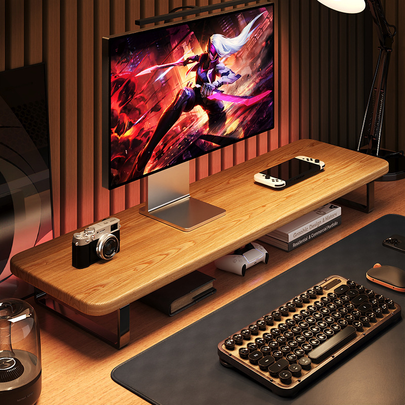 桌搭电脑增高架办公室台式显示屏底座垫置物桌面收纳显示器支架