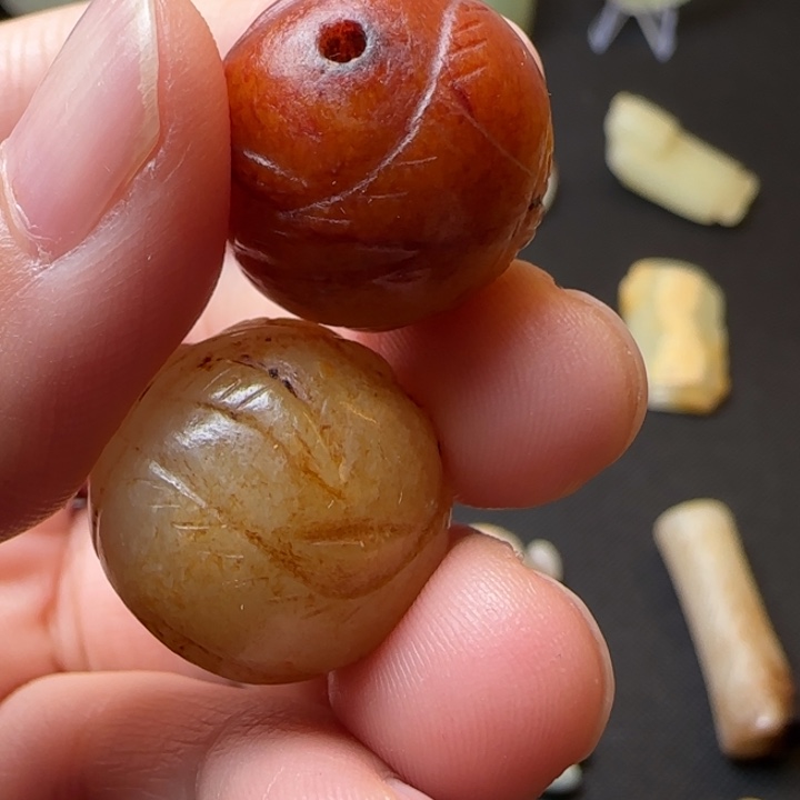 和田玉（糖玉）颈饰未镶嵌用****3