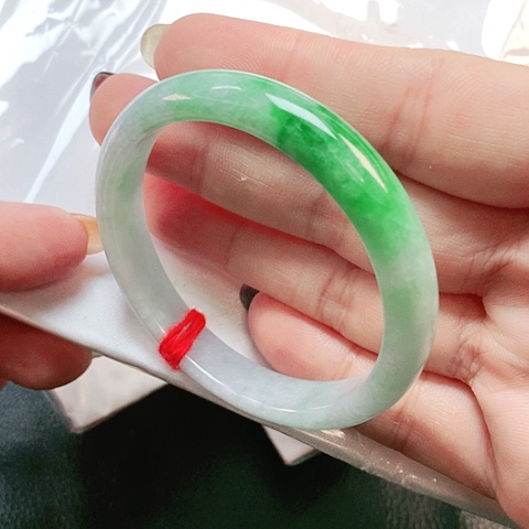 未镶嵌手镯翡翠正圈0015