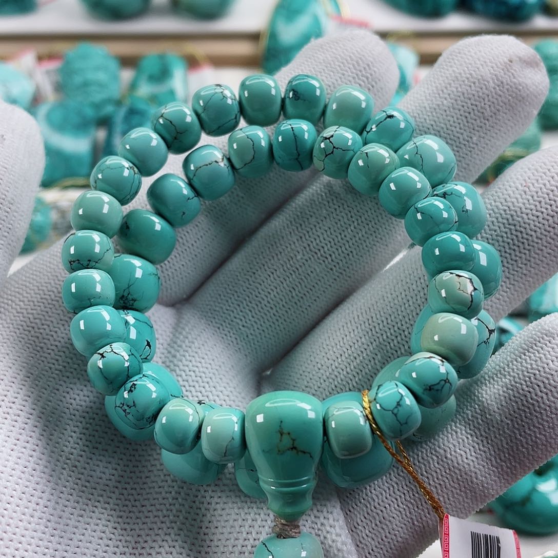 绿松石车挂未镶嵌