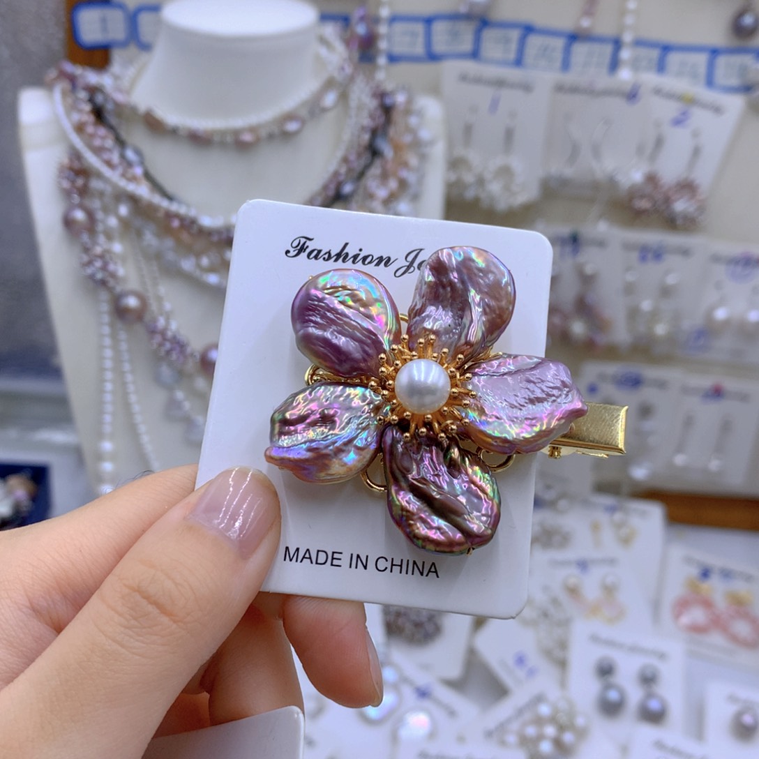 淡水珍珠颈饰银S925镶嵌