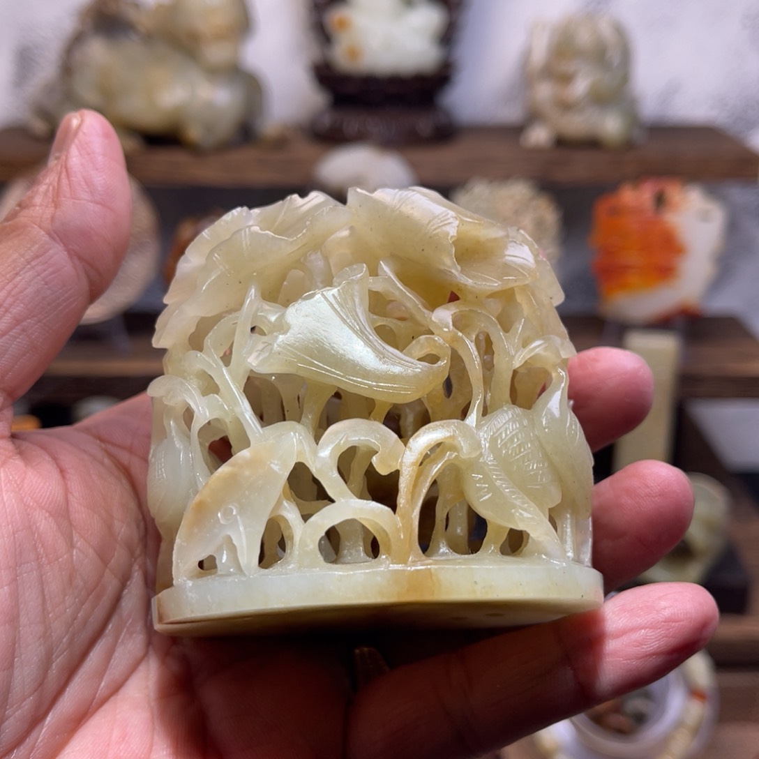 和田玉摆件未镶嵌J****8