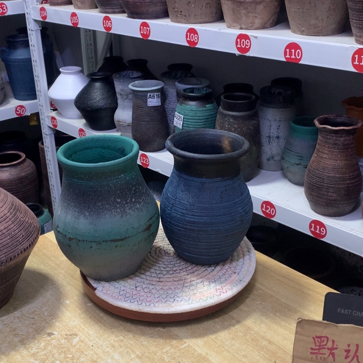 【闪购商品】红陶粗糙盆默认打孔高17口10