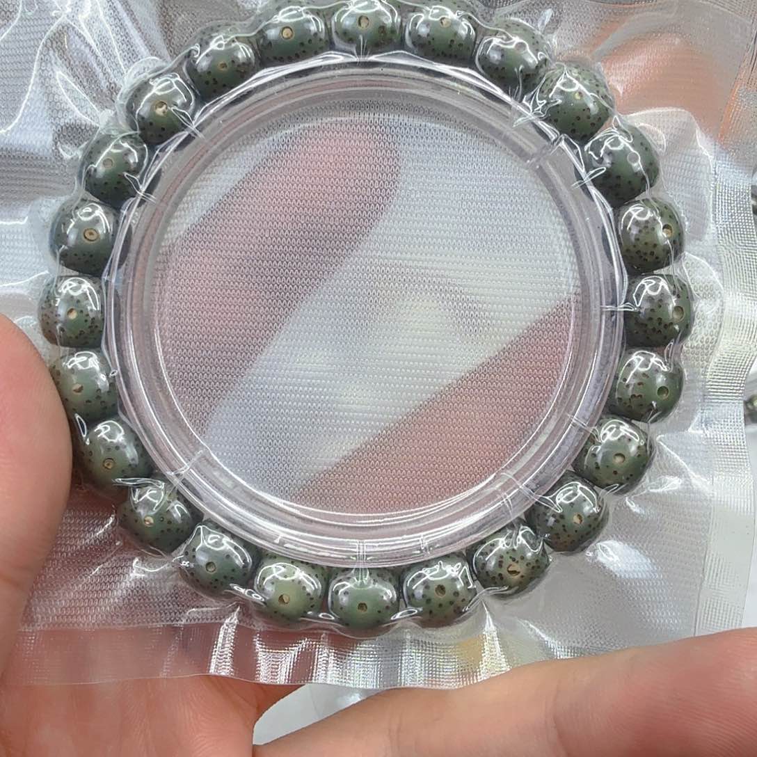 星月菩提手串13高端绿星月菩提10单圈