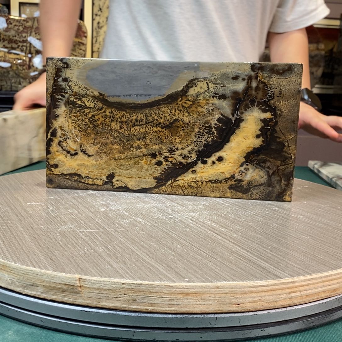 石材广西国画石草花石