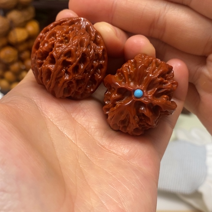 吊坠文玩核桃苹果35肚36