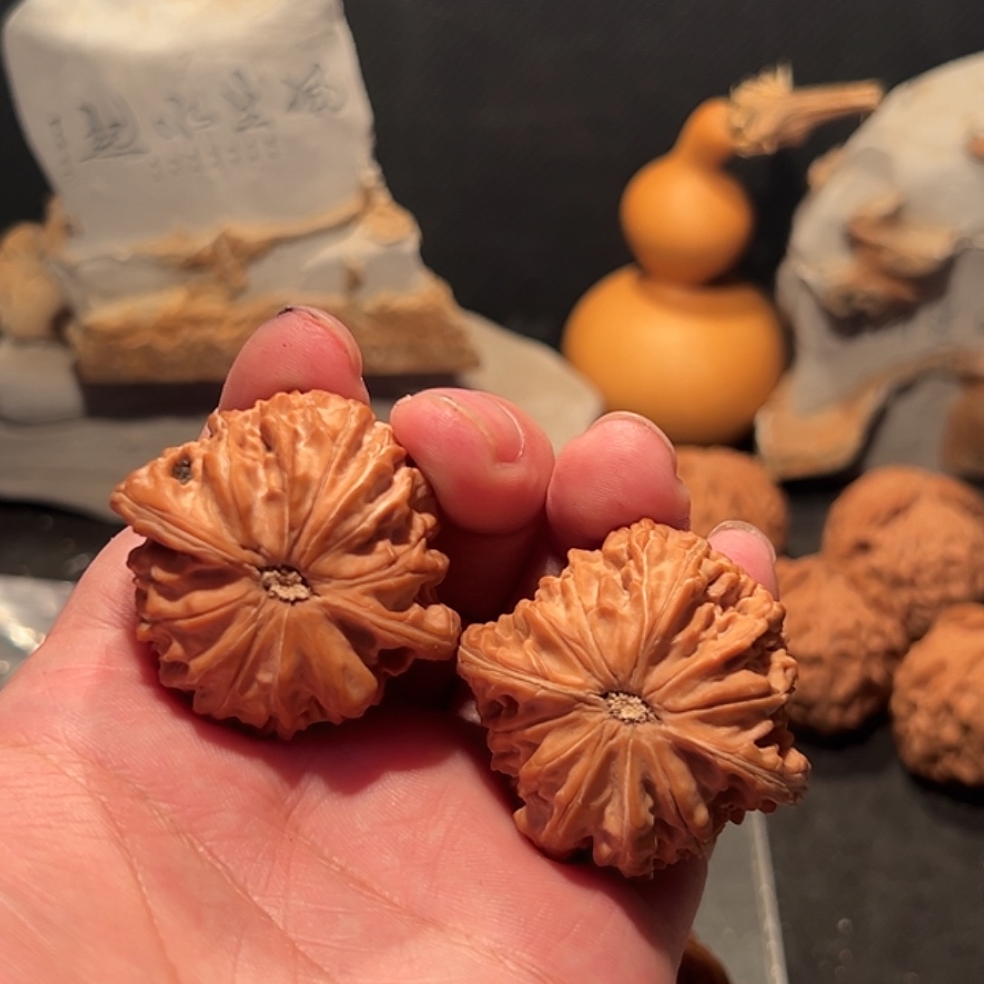 文玩核桃把件房山磨盘41