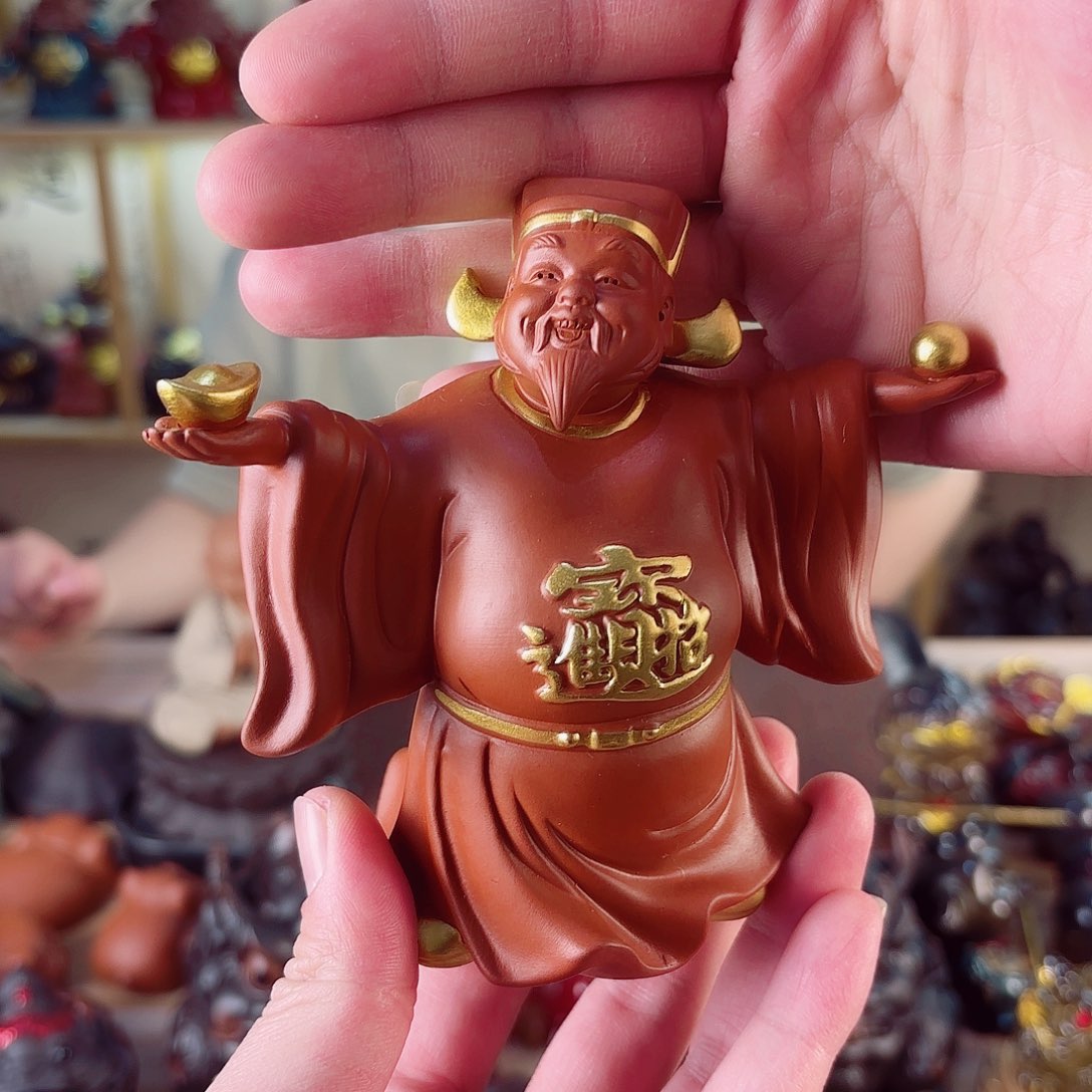 紫砂茶宠紫陶树脂茶宠摆件