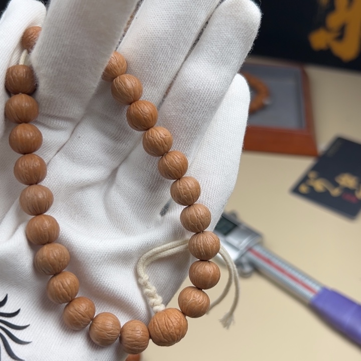 鑫***马手串猴头核桃凤羽9大➕368