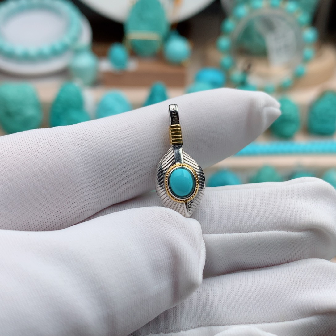 绿松石珠宝奇石未镶嵌