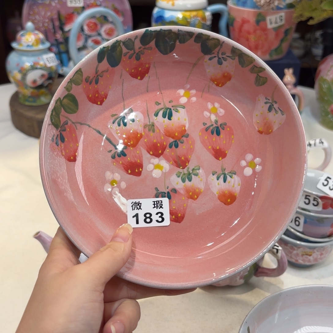 景德镇手绘高温釉下彩陶瓷茶具