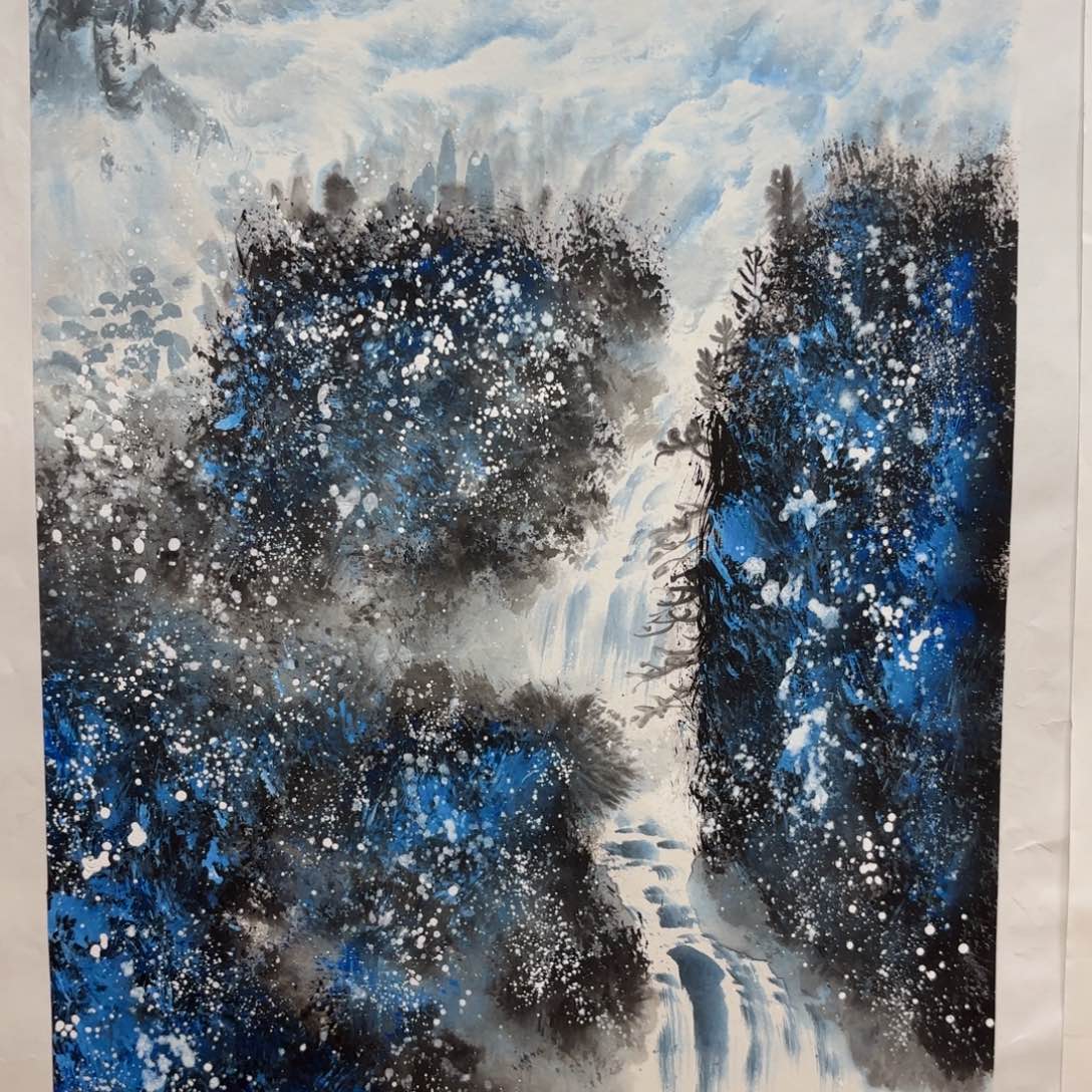 国画国画精品山水作品