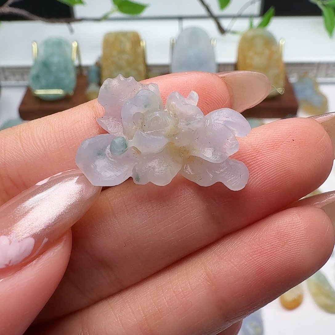 定制翡翠未镶嵌毛货